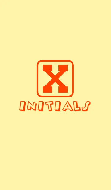 [LINE着せ替え] Initials "X"(j)の画像1