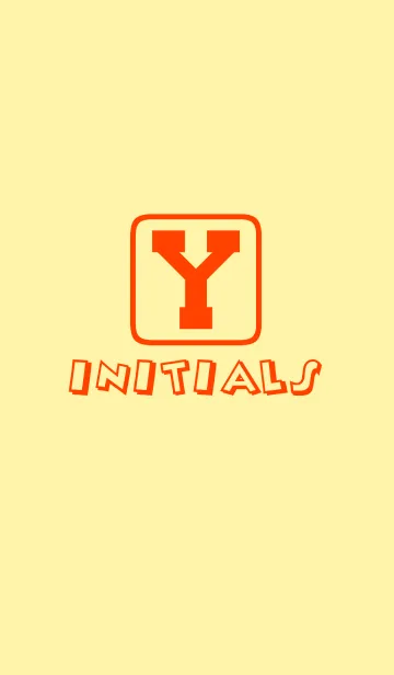 [LINE着せ替え] Initials "Y"(j)の画像1