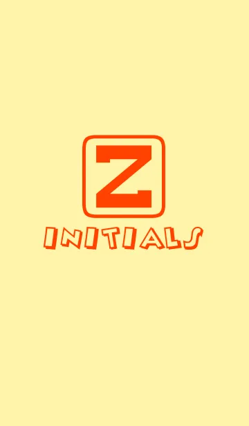 [LINE着せ替え] Initials "Z"(j)の画像1