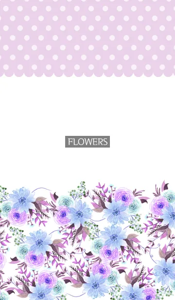 [LINE着せ替え] water color flowers_467の画像1