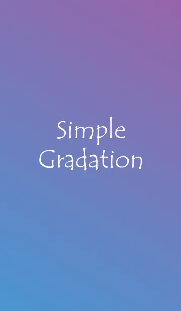 [LINE着せ替え] Simple Gradation -SUMIRE-の画像1