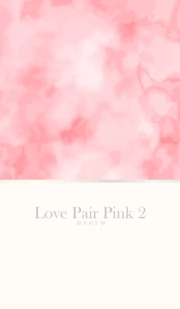 [LINE着せ替え] Love Pair Pink 2の画像1