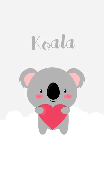 [LINE着せ替え] I Love Cute Koala Theme (jp)の画像1