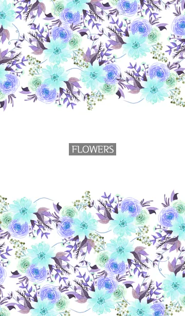 [LINE着せ替え] water color flowers_463の画像1