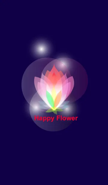 [LINE着せ替え] Happy flower 3の画像1