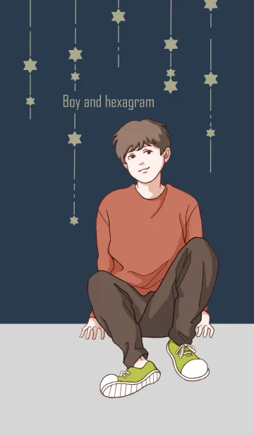 [LINE着せ替え] boy and hexagramの画像1