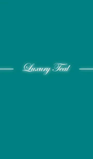 [LINE着せ替え] Luxury Tealの画像1