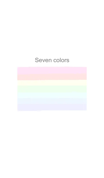 [LINE着せ替え] SEVEN COLORS -Pastel-の画像1