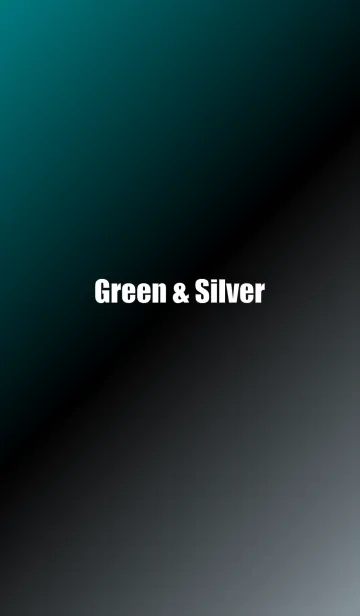 [LINE着せ替え] Green ＆ Silverの画像1