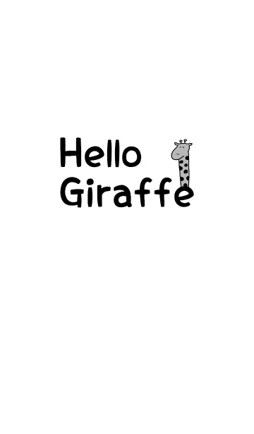 [LINE着せ替え] Hello Giraffe 6の画像1