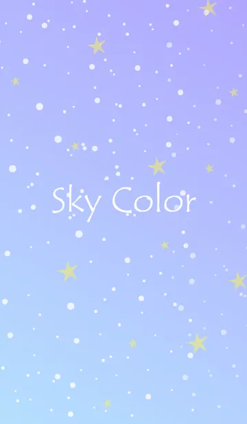 [LINE着せ替え] Sky Color -BLUE+PURPLE-の画像1