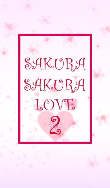 [LINE着せ替え] ♥SAKURA SAKURA LOVE2♥の画像1