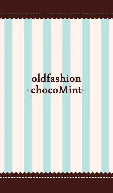 [LINE着せ替え] oldfashion-chocoMint-の画像1