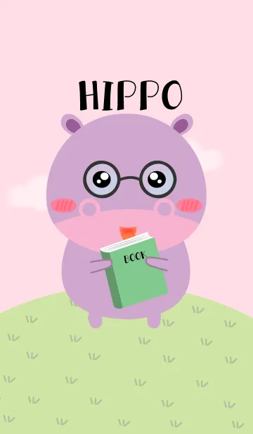 [LINE着せ替え] I'm cute Hippo Theme (jp)の画像1