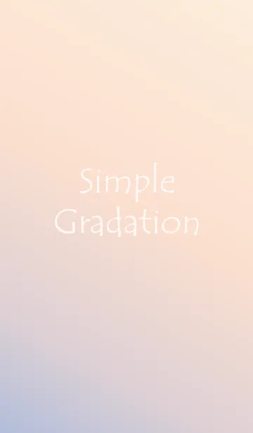 [LINE着せ替え] Simple Gradation -ORANGE+BLUE-の画像1