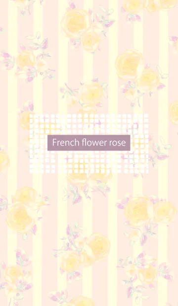 [LINE着せ替え] French flower rose -antique red-の画像1