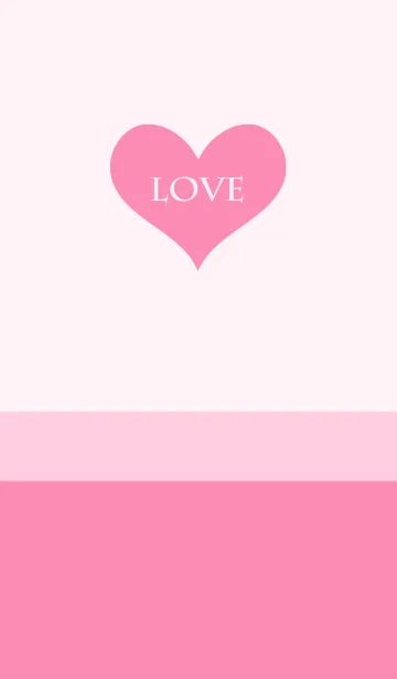 [LINE着せ替え] LOVE HEART -PINK-の画像1