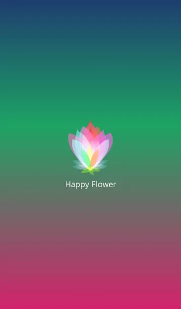 [LINE着せ替え] Happy happy flower 6の画像1