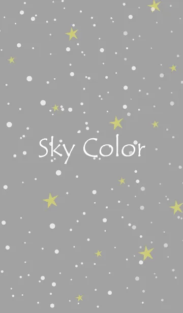 [LINE着せ替え] Sky Color -GRAY-の画像1