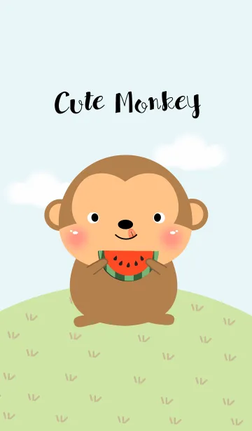 [LINE着せ替え] I'm Cute Monkey Theme (jp)の画像1