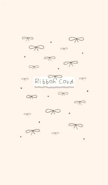 [LINE着せ替え] Ribbon Cordの画像1