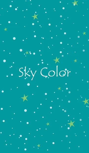 [LINE着せ替え] Sky Color -TURQUOISE-の画像1